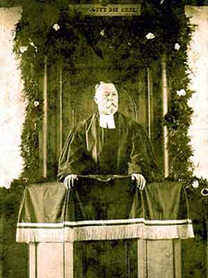 Fritz Neidhardt en chaire